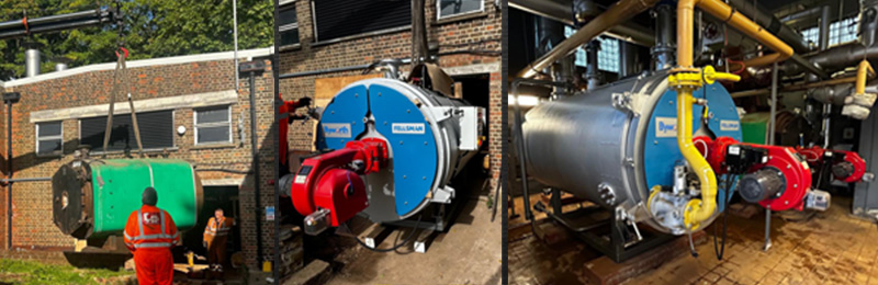 Boiler Install at an MOD site