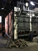 Twyford-Babcock--Wilcox-Boiler-undergoing-Steam-Test