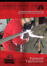 Industrial boiler pipework datasheet
